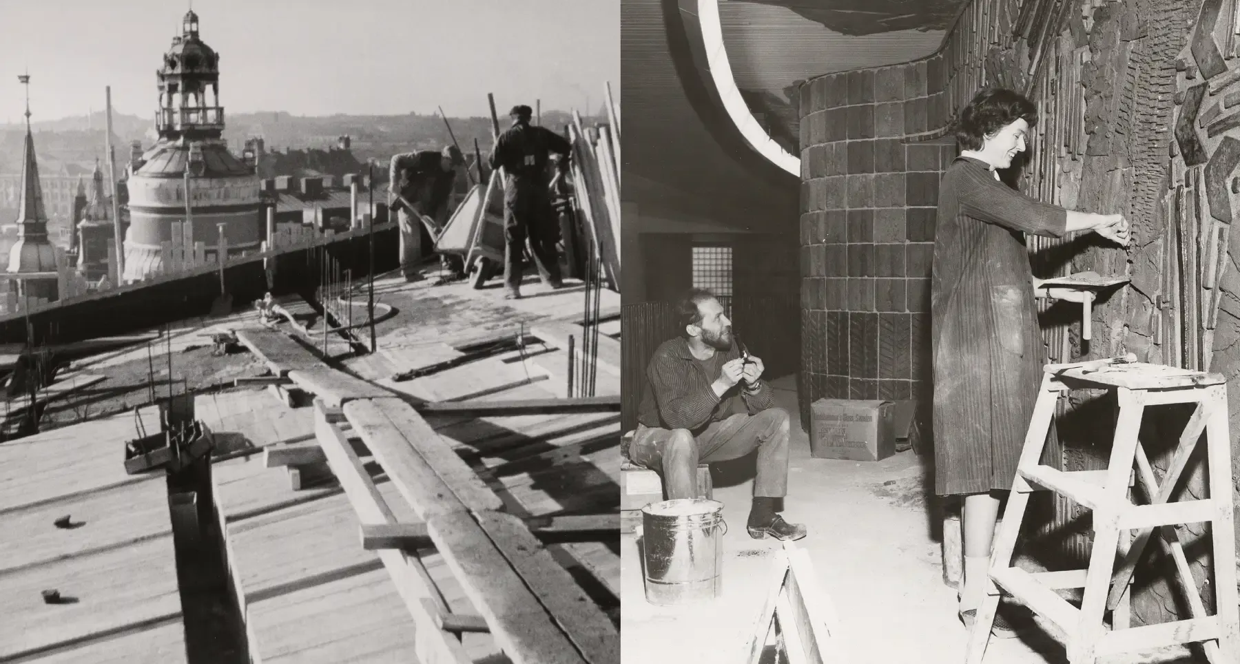 Arkitektur signerad Sven Markelius.